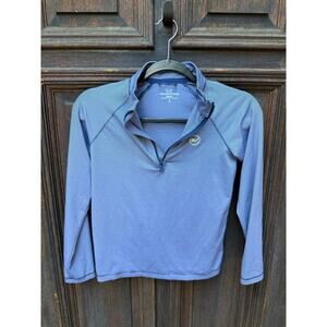 Vineyard Vines x Life is Good Kids Sankaty Pullover Blue Striped Sz Small